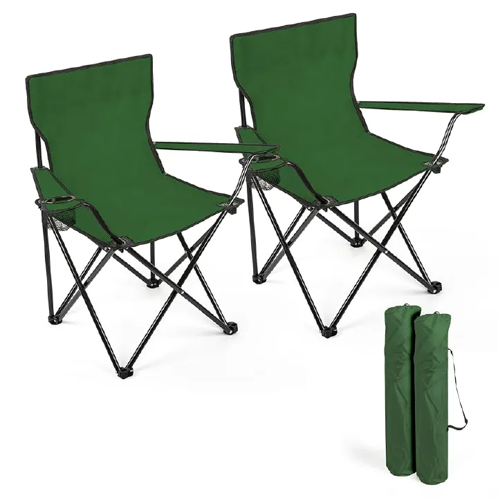 Fashionable Strong Foldable & Portable Camping Chairs – Durable Outdoor Seating for Camping, Travel, Beach, Picnic & Outdoor Events