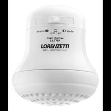 Lorenzetti Instant Shower Head Electric Water Heater, Energy Efficient Instant Bathroom Shower System with Fast Heating Technology, Safe Thermostat Control, High Pressure Water Flow for Comfortable Ho
