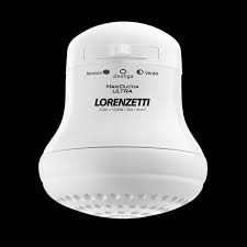 Lorenzetti Instant Shower Head Electric Water Heater, Energy Efficient Instant Bathroom Shower System with Fast Heating Technology, Safe Thermostat Control, High Pressure Water Flow for Comfortable Ho