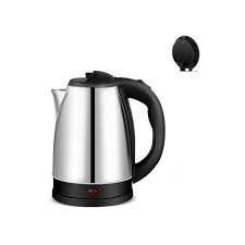 1.8L Energy Efficient Electric Water Kettle Heater Jug Fast Boiling Stainless Steel Electric Kettle with Auto Shut-Off, Boil-Dry Protection and 360° Rotating Base for Safe and Convenient Hot Water Use