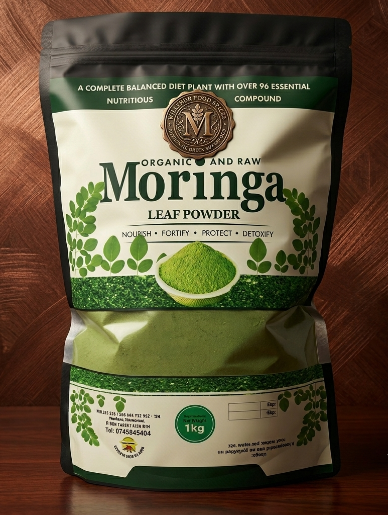 **Moringa Leaves Powder: Nutrient-Rich Superfood for Natural Energy and Vitality**