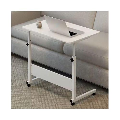 Portable Height Adjustable Home Computer Table Stand for Office/Home Study Laptop Desk | Bedside & Sofa Use with Lockable Wheels