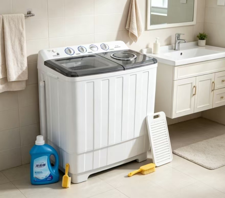 Premier 13Kgs Twin Tub Washing Machine Semi Automatic Large capacity of 13kg for washing and 6kg for air drying with 1 year warranty