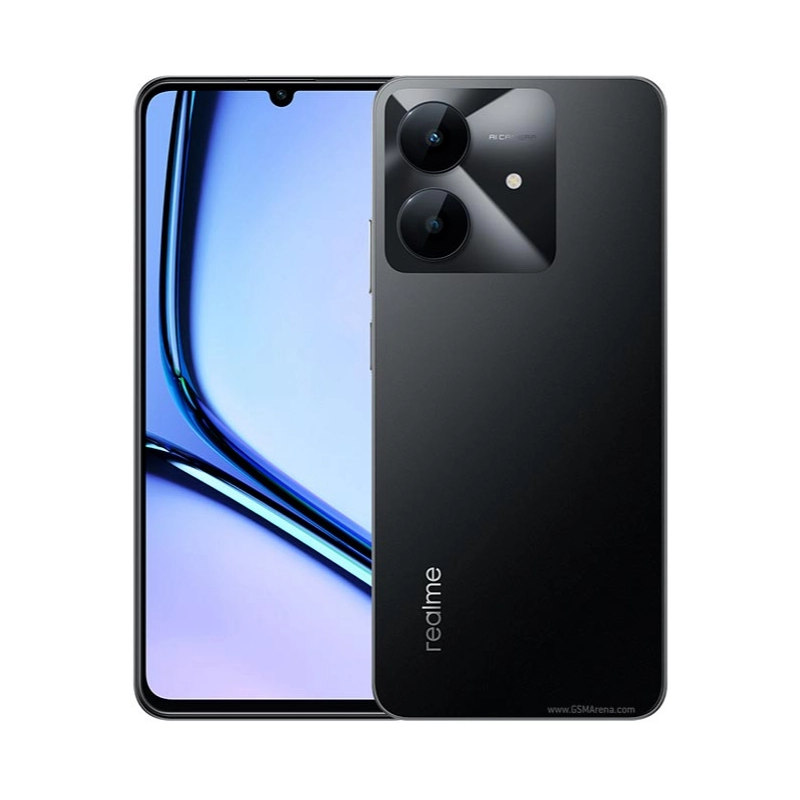 Realme Note 60X Smartphone 3GB RAM 64GB ROM 6.74 Inch 90Hz Display 5000mAh Battery 50MP Camera Android Dual SIM 4G Mobile Phone- Black