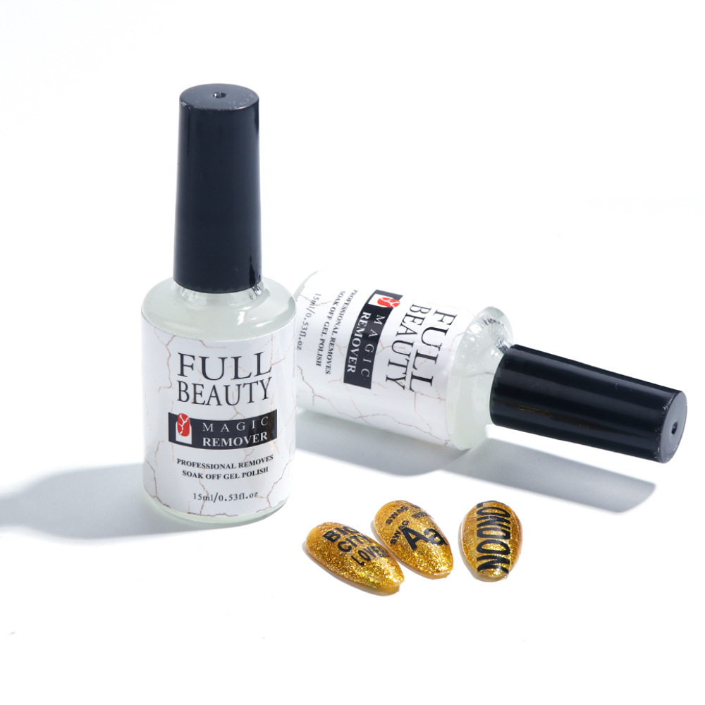 15ml Magic Burst Fast-Acting Remover Nails Gel Soak-Off & Sticky Layer Cleaner for Nails Polish Semi Permanent Deg / Kiondoa rangi ya kucha cha gel view 7