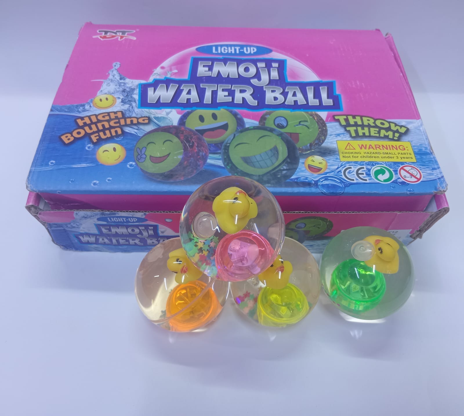 Bouncing Water Ball With Lights