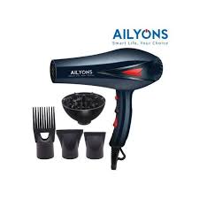 AILYONs Blow Dry Hair Dryer – powerful airflow for fast drying, lightweight ergonomic design for comfortable handling, durable build quality, includes accessories for smooth and efficient everyday sal