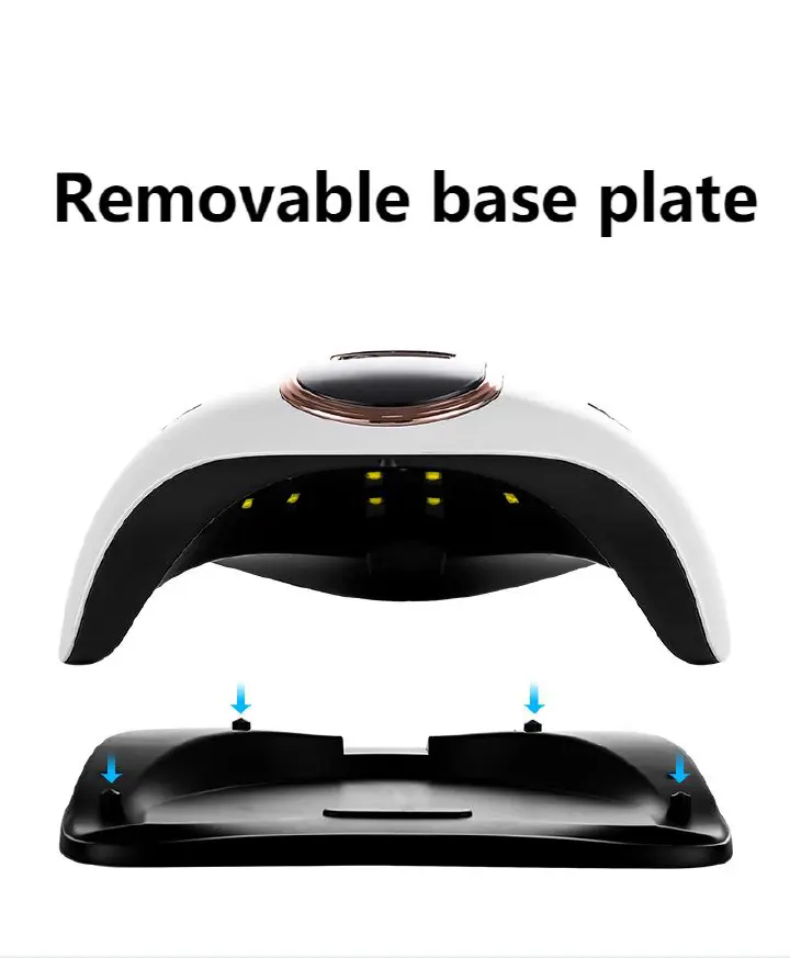168W Bluecue Nail Dryer 36 LED UV Lamp – Automatic Sensor UV LED Nail Lamp for Gel Polish Fast Drying Manicure & Pedicure Nail Art Salon Home Use