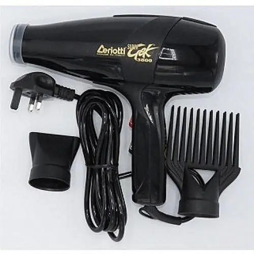 Ceriotti GEK3000 Professional Hair Dryer – Power, Performance & Precision Salon-Grade Blow Dryer for Fast Drying, Smooth Styling & Frizz-Free Results at Home or Professional Studio Use