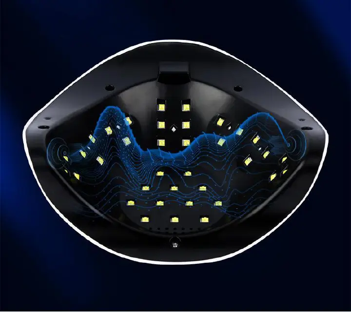 168W Bluecue Nail Dryer 36 LED UV Lamp – Automatic Sensor UV LED Nail Lamp for Gel Polish Fast Drying Manicure & Pedicure Nail Art Salon Home Use