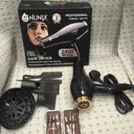 Nunix Professional 2200W–2400W Blow Dry Hair Dryer Kit with Accessories – High Power Salon Hair Dryer with 2 Speeds & Heat Settings, Diffuser, Dual Combs, Nozzles & Nail Set for Home & Kinyozi Use