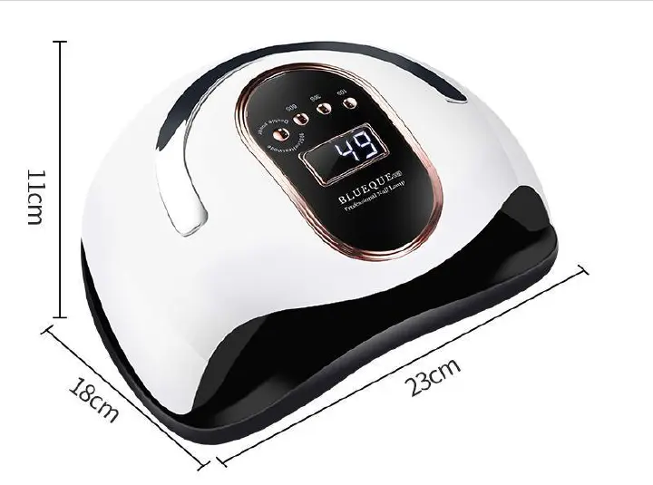 168W Bluecue Nail Dryer 36 LED UV Lamp – Automatic Sensor UV LED Nail Lamp for Gel Polish Fast Drying Manicure & Pedicure Nail Art Salon Home Use
