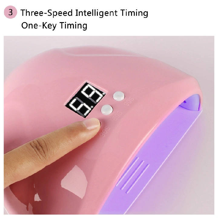 36W UV LED Nail Lamp 12 Lights Gel Nail Curing Dryer – Professional USB & Plug-in Nail Light for Fast Drying, Home & Salon Manicure and Pedicure Use