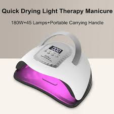 Smartrahalife Professional Nail Dryer Machine 280W UV/LED Lamp with 66 LEDs 10/30/60/99s Timer Auto Sensor Fast Gel Polish Curing Lamp for Salon & Home Manicure – High Power Quick Dry Nail Art Essenti