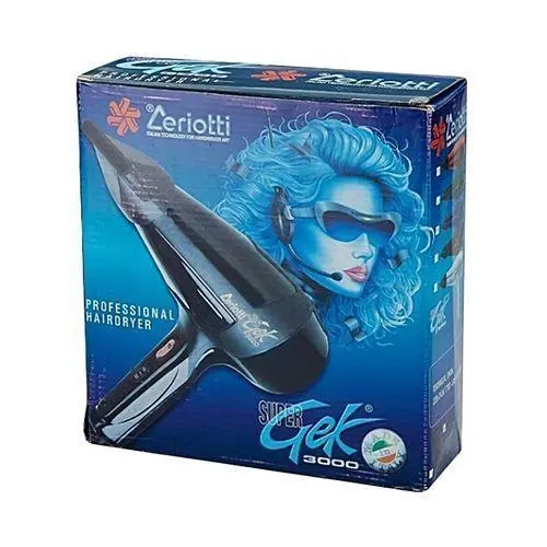 Ceriotti GEK3000 Professional Hair Dryer – Power, Performance & Precision Salon-Grade Blow Dryer for Fast Drying, Smooth Styling & Frizz-Free Results at Home or Professional Studio Use