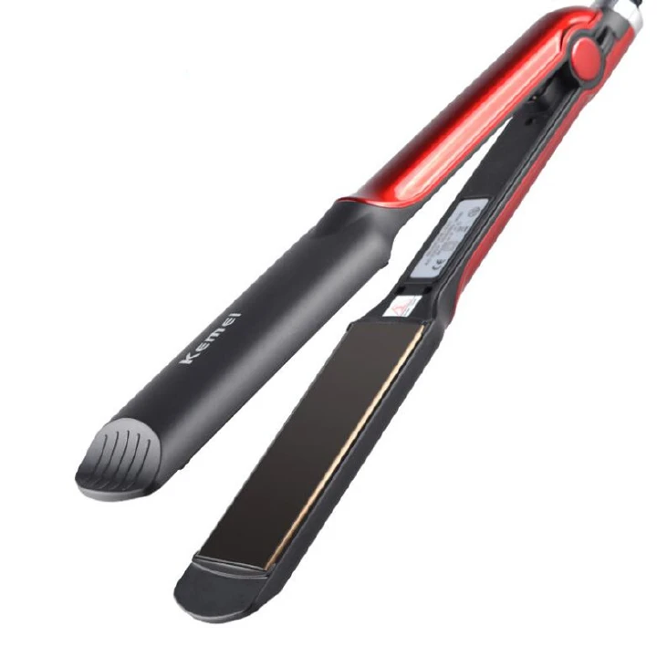2 in 1 Hair Straightener Ceramic Flat Iron & Hair Curler – versatile styling tool for straightening and curling, fast heat-up, smooth ceramic plates, anti-frizz finish, and salon-quality results for a