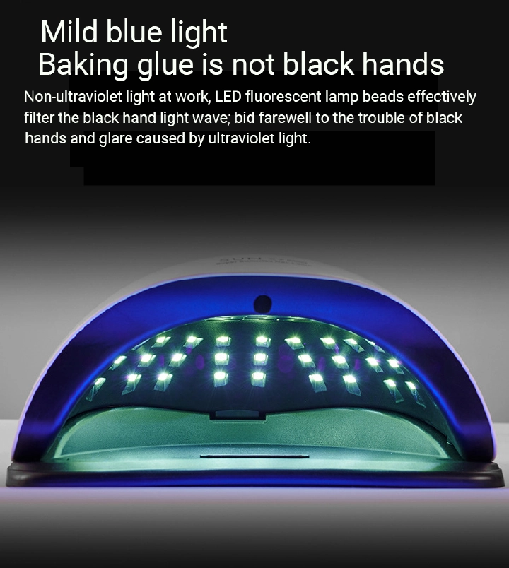 SUN X7 Max 180W UV LED Nail Lamp with 57 LED Beads, Professional Nail Dryer for Gel Polish, Auto Sensor Quick-Drying Manicure Lamp, Phototherapy UV Light for Salon and Home Use