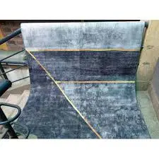 Luxury Modern 3D Visual Effects Soft Velvet Living Room Area Carpet 7x10 Feet, Premium Anti-Slip Large Floor Rug with Elegant Geometric Pattern for Bedroom, Dining Space and Contemporary Home Decor