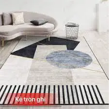 Luxury Modern 3D Visual Effects Soft Velvet Living Room Area Carpet 7x10 Feet, Premium Anti-Slip Large Floor Rug with Elegant Geometric Pattern for Bedroom, Dining Space and Contemporary Home Decor