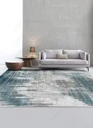 Luxury Modern 3D Visual Effects Soft Velvet Living Room Area Carpet 7x10 Feet, Premium Anti-Slip Large Floor Rug with Elegant Geometric Pattern for Bedroom, Dining Space and Contemporary Home Decor