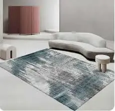 Luxury Modern 3D Visual Effects Soft Velvet Living Room Area Carpet 7x10 Feet, Premium Anti-Slip Large Floor Rug with Elegant Geometric Pattern for Bedroom, Dining Space and Contemporary Home Decor