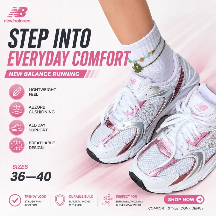 🔥(ON OFFER) 🔥 New (NB) Balance 530 Premium White Chunky Sneakers – Lightweight Breathable Casual Running & Streetwear Shoes for Men & Women