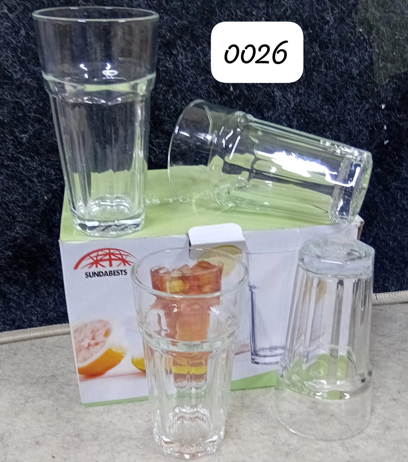 🍒‼️Set 6pcs Glassware Drinking Glass Dishwasher Safe,water Glasses, Sturdy💦Elegantly Textured: These tumblers boast a chic ribbed surface, combining style with a secure grip.

🥃 Built to Last: Craf