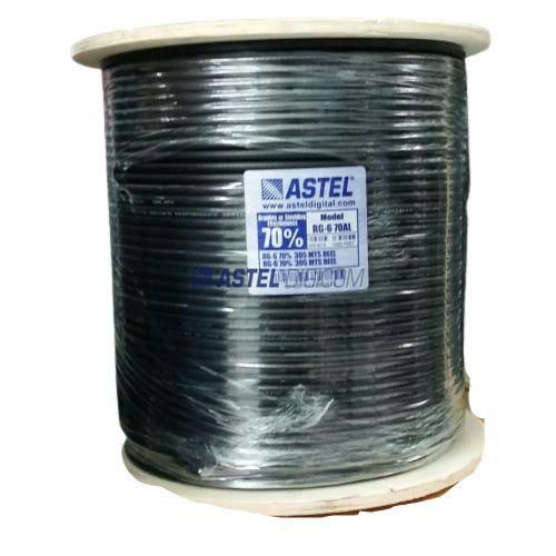 🍂KEEP TUNED✨Astel COXIAL cable 305m (RG-6‼️‼️Manufactured with high quality raw materials and Nitrogen Gas Injection Foaming plant, ASTEL cables feature Low structural and intrinsic noise, high shiel