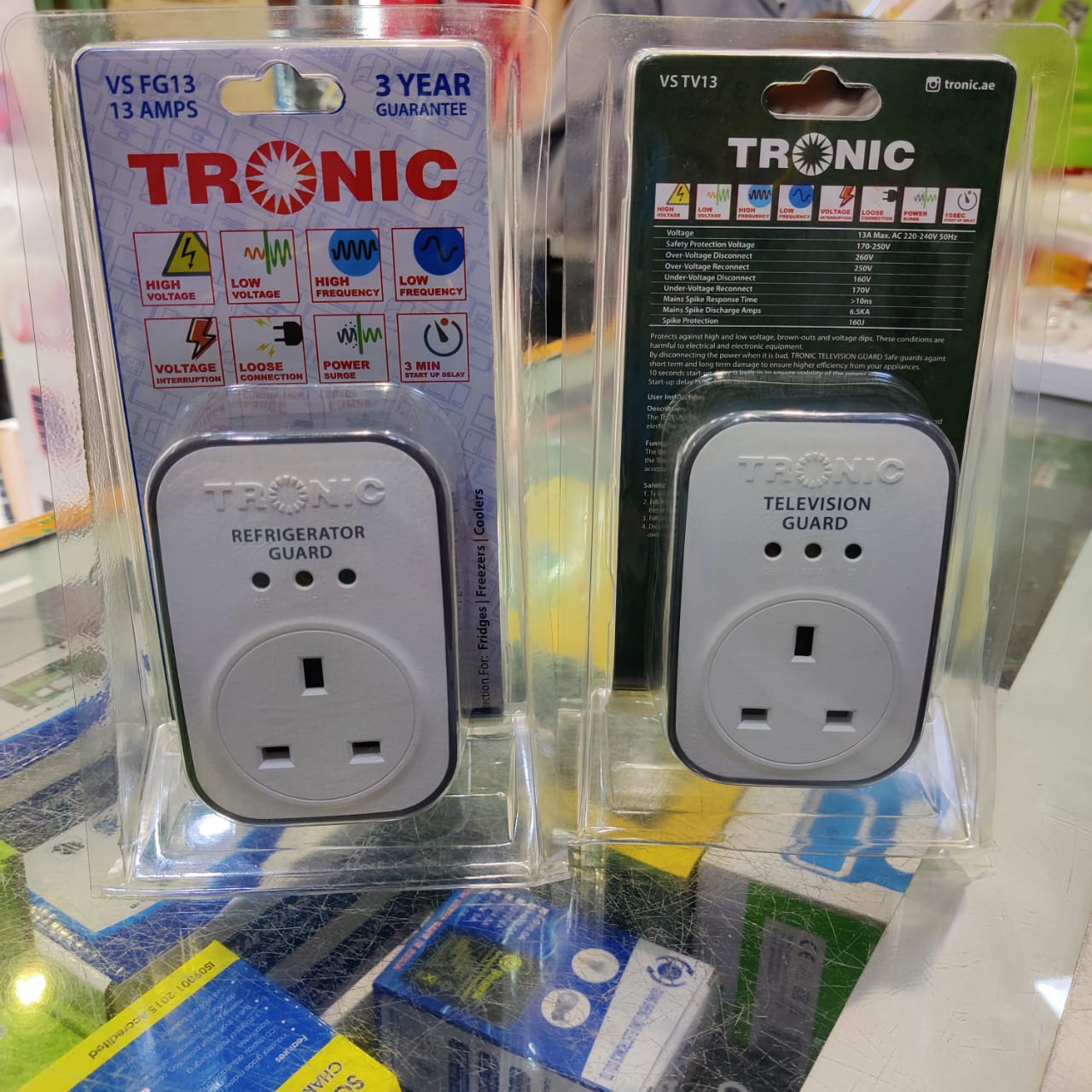 ✔️✔️Tronic Television Fridge Power Guard Tv Guard /Fridge Guard 13Amps✨premium voltage protector designed to safeguard televisions and other home electronics from power fluctuations, surges, and spike