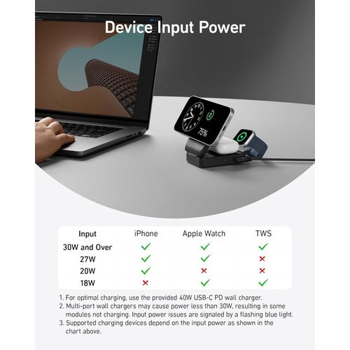 MagGo Wireless Charging Station (Foldable 3-in-1)