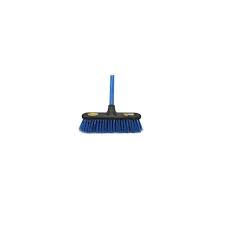 Teepee Bass Hard Broom with Handle, Heavy Duty Outdoor Sweeping Broom with Tough Durable Bristles for Garage, Compound, Rough Surfaces and Everyday Home Cleaning