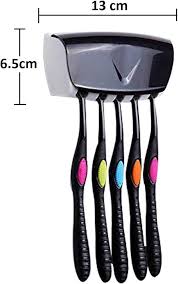 One Touch Toothpaste Dispenser Automatic Squeeze Pump, Easy Wall Mounted Installation, Hands Free Toothpaste Organizer for Bathroom, Family Home, Kids and Everyday Oral Care