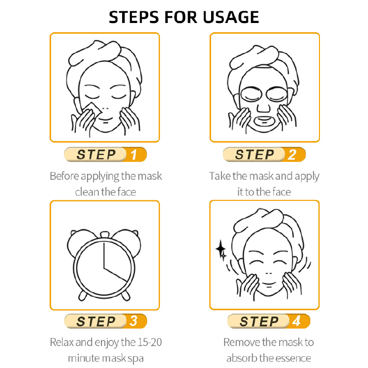5PCS Face Masks Vitamin E Manuka Honey Mask Sheet Pores Moisturizing Oil-Control Anti-Aging Replenishment Face Care Skin Care Facial Masks Personal Care...