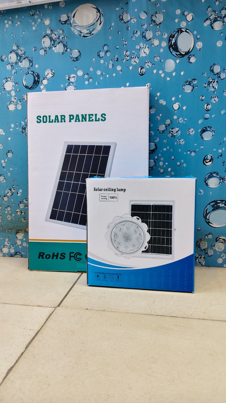 🎆Solar Light Solar Ceiling Light - White ABS, Remote Control, Dimmable, 100//300//400W, Waterproof, 125 LED, Solar Powered, Indoor/Outdoor🔥Crafted from durable ABS plastic, this white decorative cei