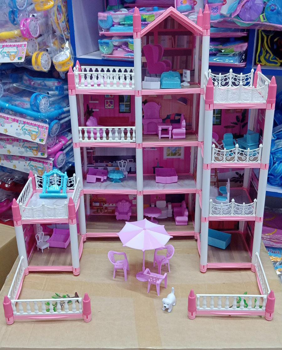 🛒 Quick Offer 🛒 Dream Doll House Kids Playset DIY Mini House Furniture Toy Set Girls Educational Pretend Play Toy Gift🍂🛒 Quick Offer 🛒 Dream Doll House Kids Playset DIY Mini House Furniture Toy S