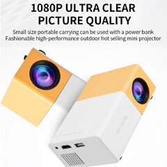 Powerful Mini Projector Portable Home Theater Powerful Native Support HDMI USB Connection Small Size for Outdoor Movie Night for Outdoor Camping &Drive-in Home Theater