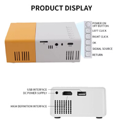 Powerful Mini Projector Portable Home Theater Powerful Native Support HDMI USB Connection Small Size for Outdoor Movie Night for Outdoor Camping &Drive-in Home Theater