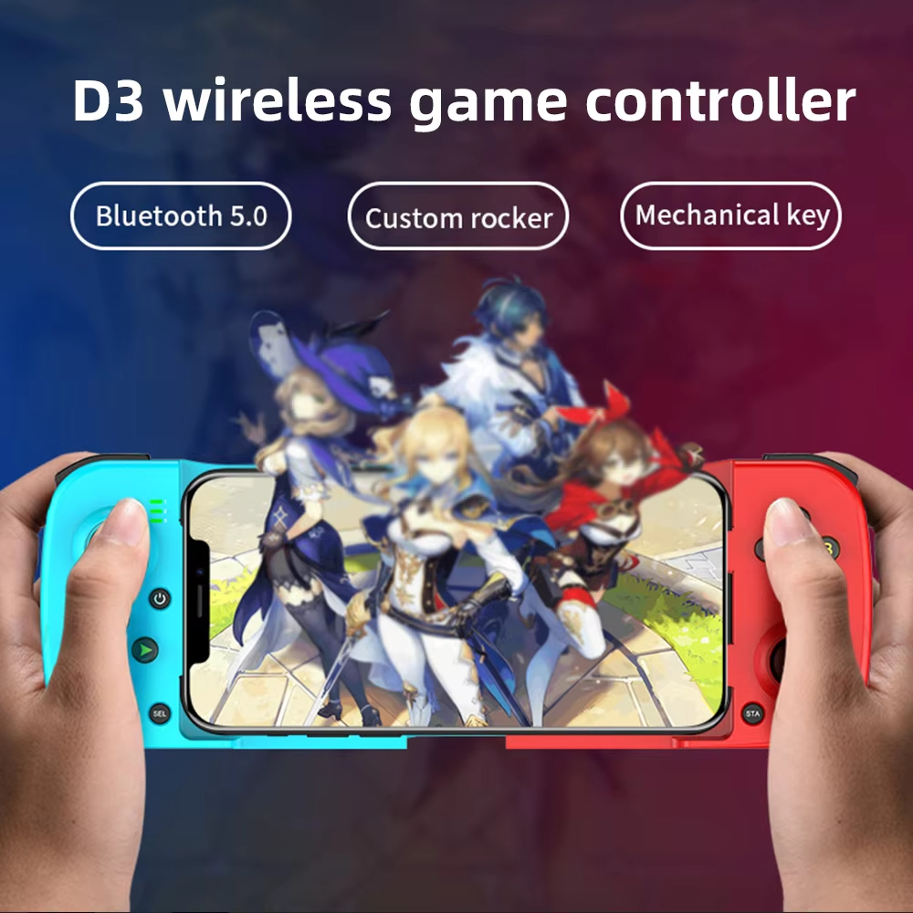 D3 Gamepad Mobile Phone Controller With Expandable Game Controller Support For Android/iOS/Hongmeng Mobile Game Controllers