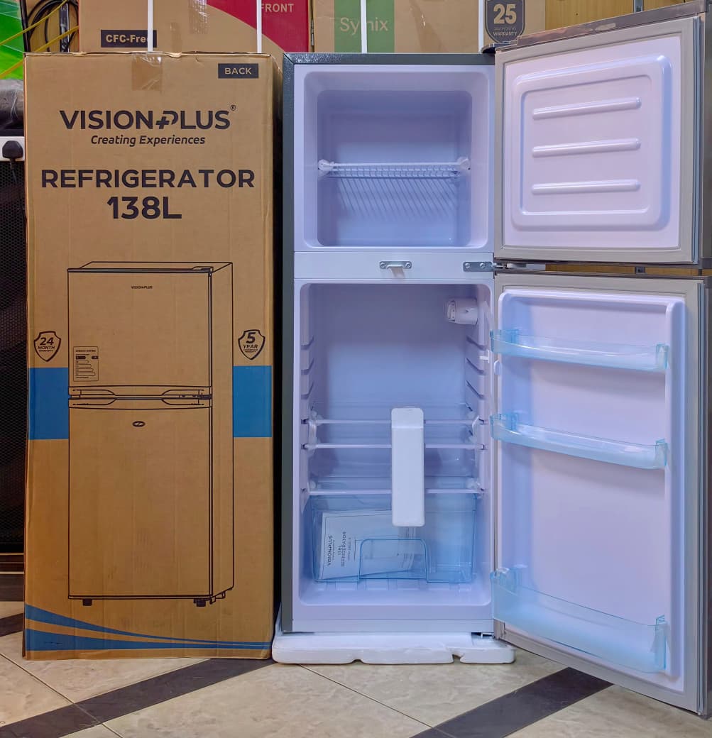 Vision Plus Double Door 138L
