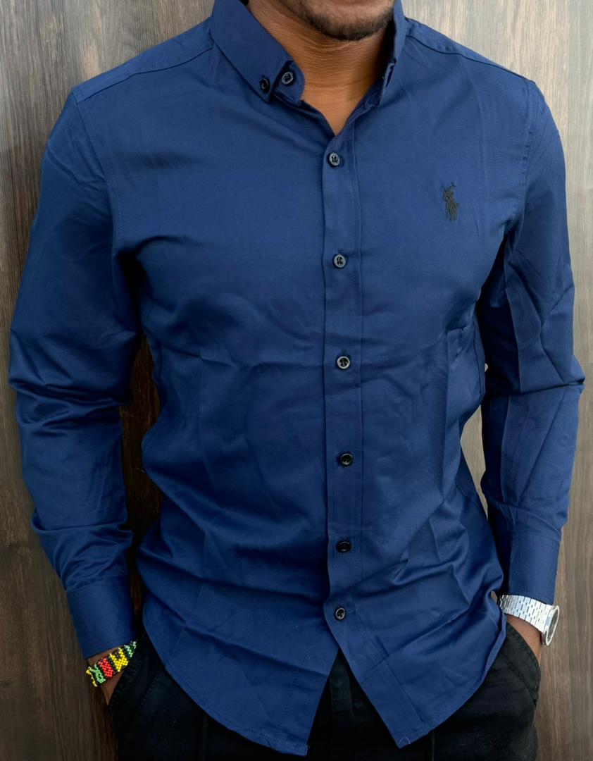 High Quality Men's Casual Long Sleeved Cotton Shirts; New Arrivals Button Down Men's Clothing T-Shirts / Solid Color Shirts