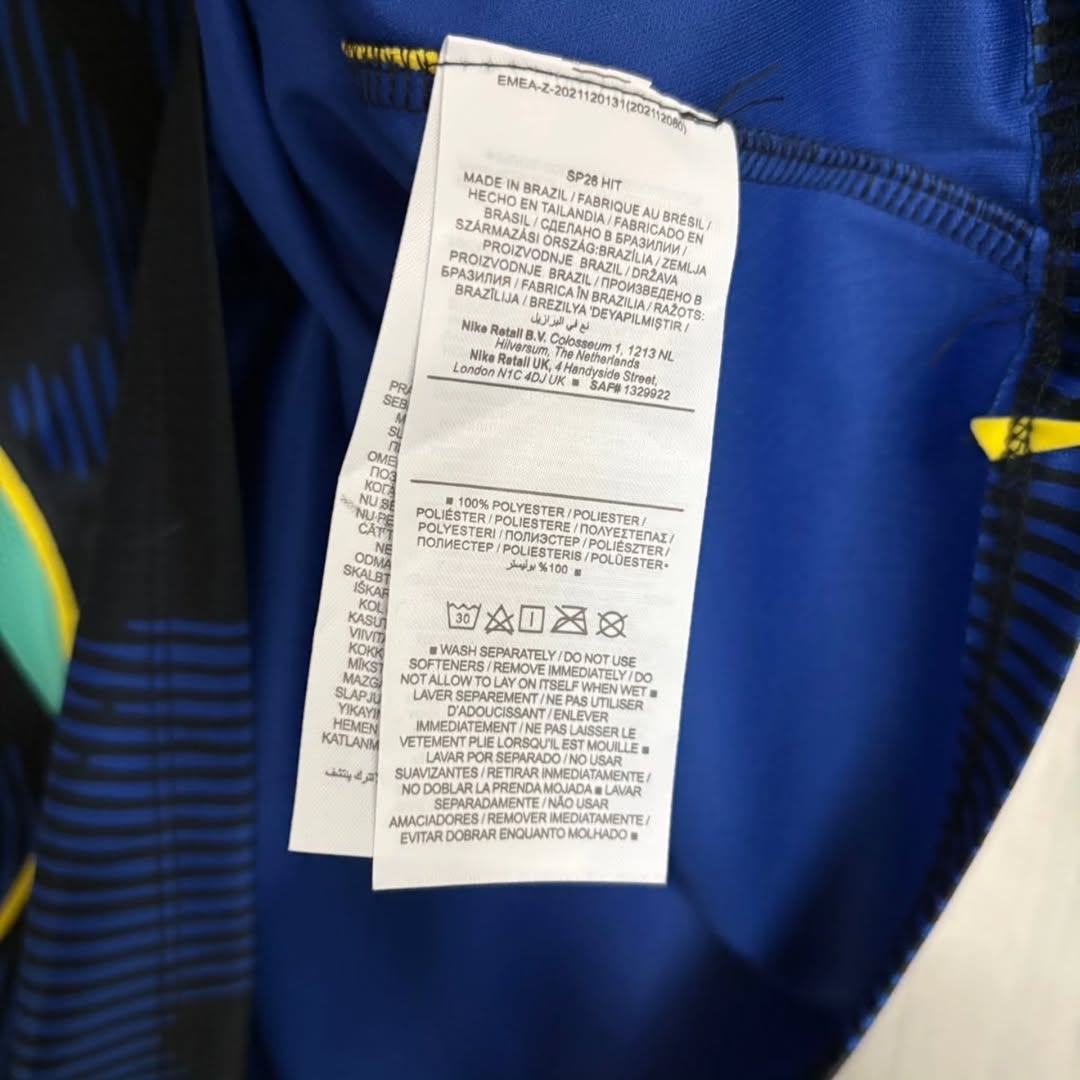 BRAZIL 2026 WORLD CUP AWAY KIT Football Jersey ;Authentic 2026 World Cup Jersey International Football Jersey