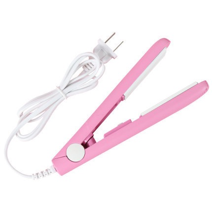 ZHJH  Hair Straightener Mini Curling Iron Multi-purpose Can Be Carried Anytime Touch Up Cartoon Cat Portable Electric Splint Flat Iron Ceramic Hair Straightener American Style 220V