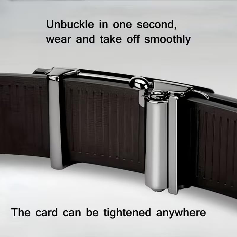 ZHJH Men's Belt Alloy Automatic Buckle PU Leather Lining Wide Belt Black Gold Color High Quality Men's Belt Suitable For Casual And Business Jeans Luxury Brand Men's Belt