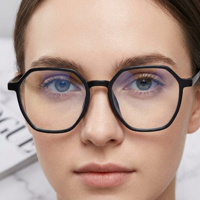 ZHJH Anti Blue Light Glasses Retro Computer Glasses Gaming Anti Blue Light Glasses Fashion Glasses