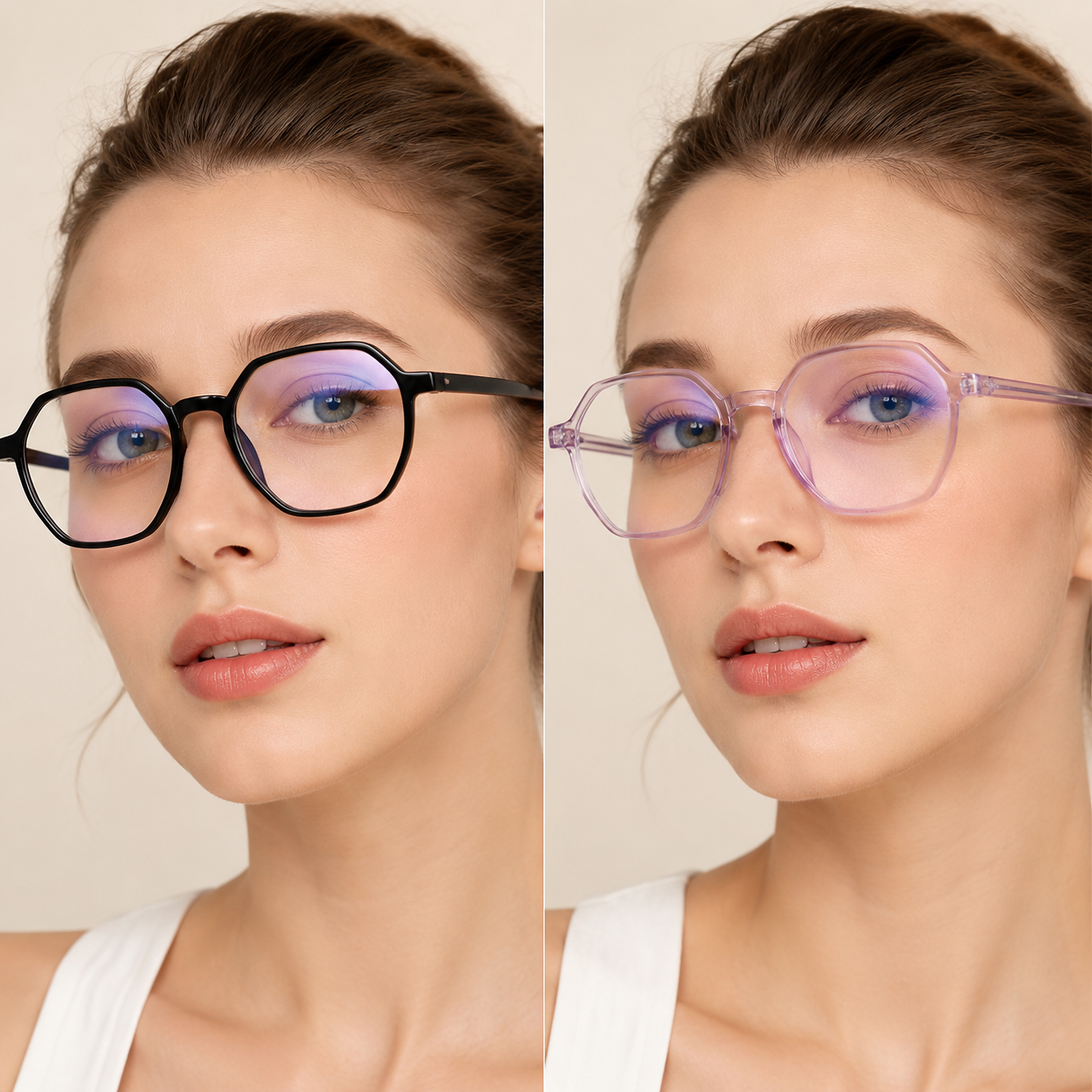 ZHJH Anti Blue Light Glasses Retro Computer Glasses Gaming Anti Blue Light Glasses Fashion Glasses