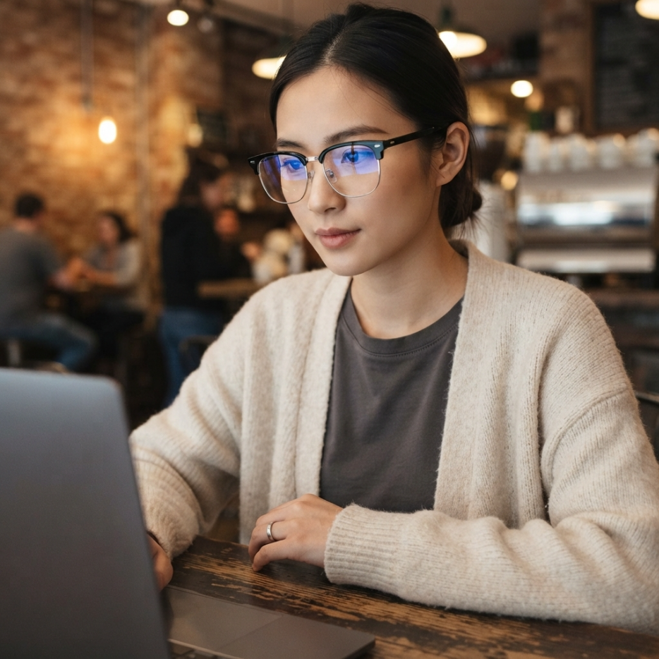 Anti Blue Light Anti Fatigue Eyeglasses Fashion Unisex Retro Square Black Frame Elegant Computer Glasses For Daily Wear Office Study Driving Gaming Gift