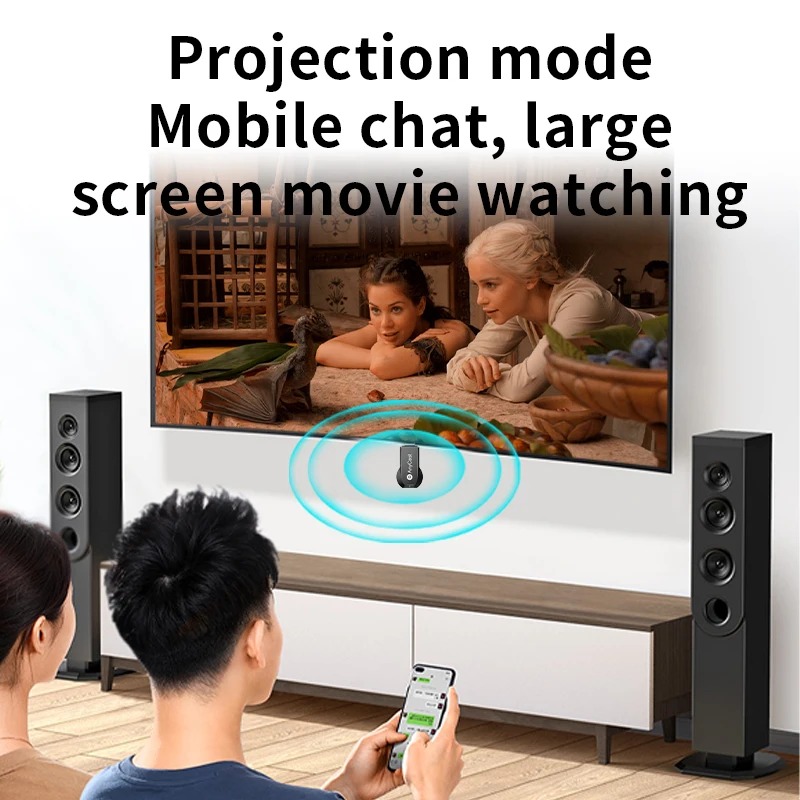 4K 1080P HDMI-compatible TV Stick  Wireless WiFi Display TV BOX Dongle Receiver for DLNA For IOS Android Miracast Airplay