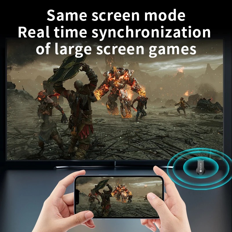 4K 1080P HDMI-compatible TV Stick  Wireless WiFi Display TV BOX Dongle Receiver for DLNA For IOS Android Miracast Airplay