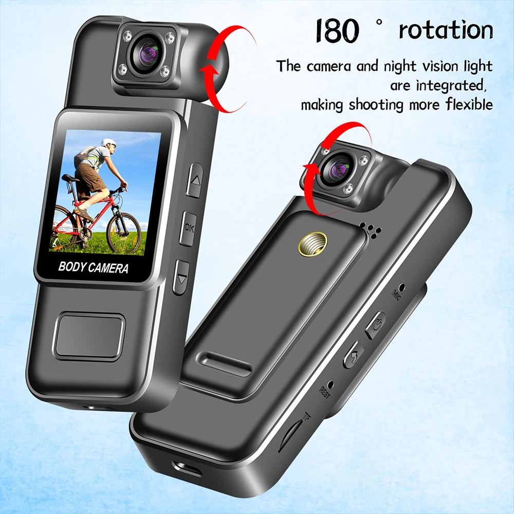 Ultra HD 4K WiFi Mini Camera Portable Digital Video Recorder Police BodyCam Infrared Night Vision Sports Action DV Riding Camcorder