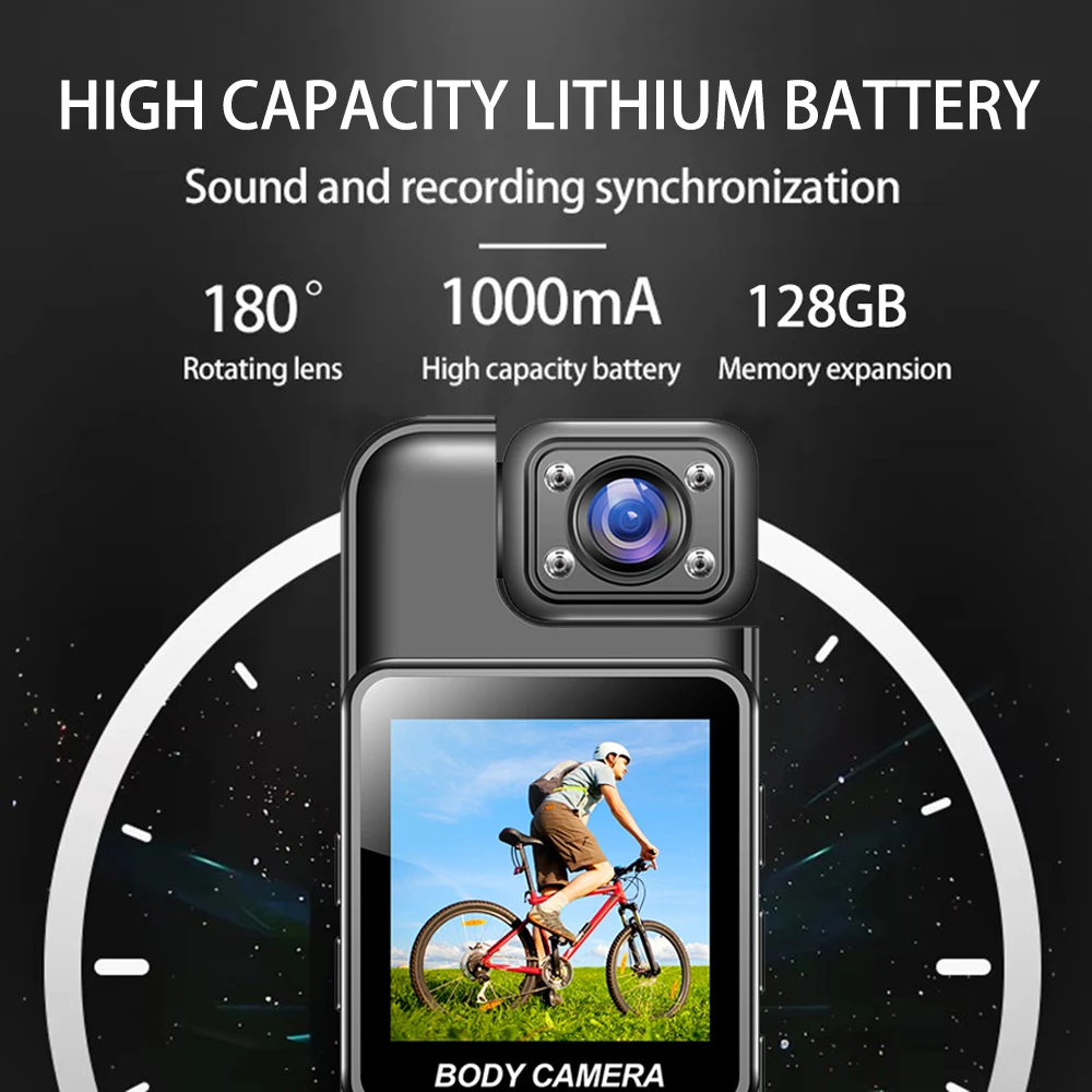 Ultra HD 4K WiFi Mini Camera Portable Digital Video Recorder Police BodyCam Infrared Night Vision Sports Action DV Riding Camcorder